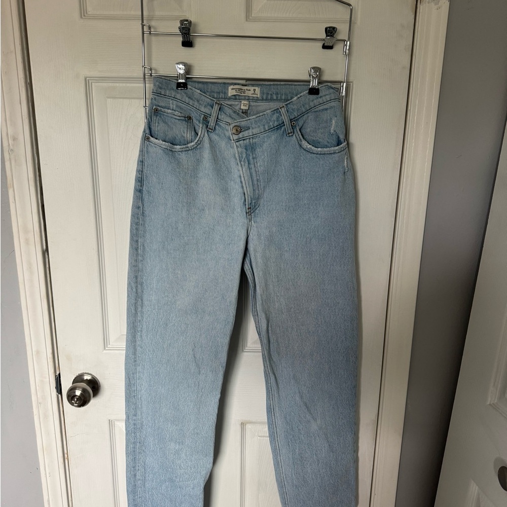 Abercrombie & Fitch Light Blue Straight Leg Jeans